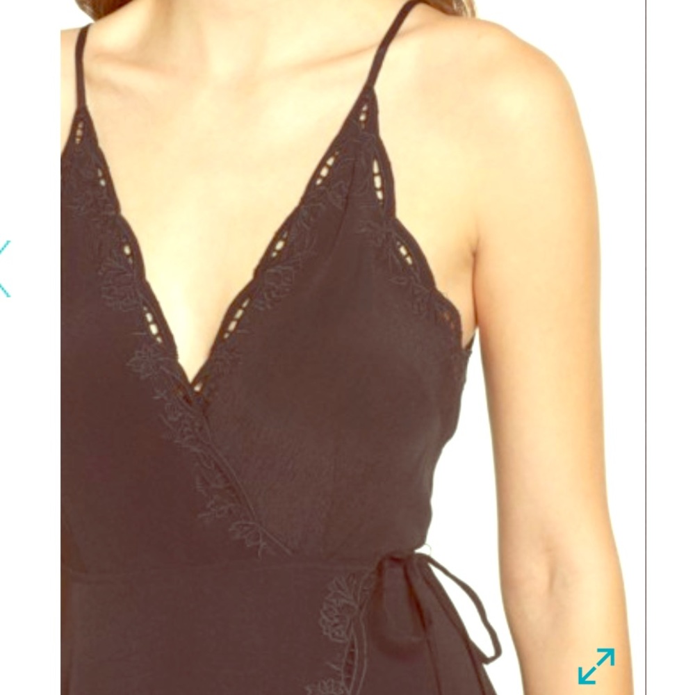 ASTR black wrap dress from Nordstrom size M